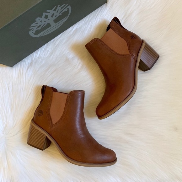 Timberland Brown Leather Brynlee Park Chelsea Boot - Picture 3 of 7